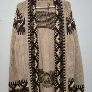 Pendleton Vintage handknit Cardigan